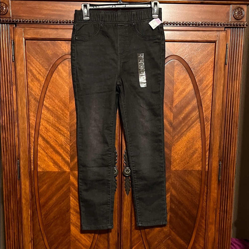 Evsie Girl’s Black Skinny Jegging